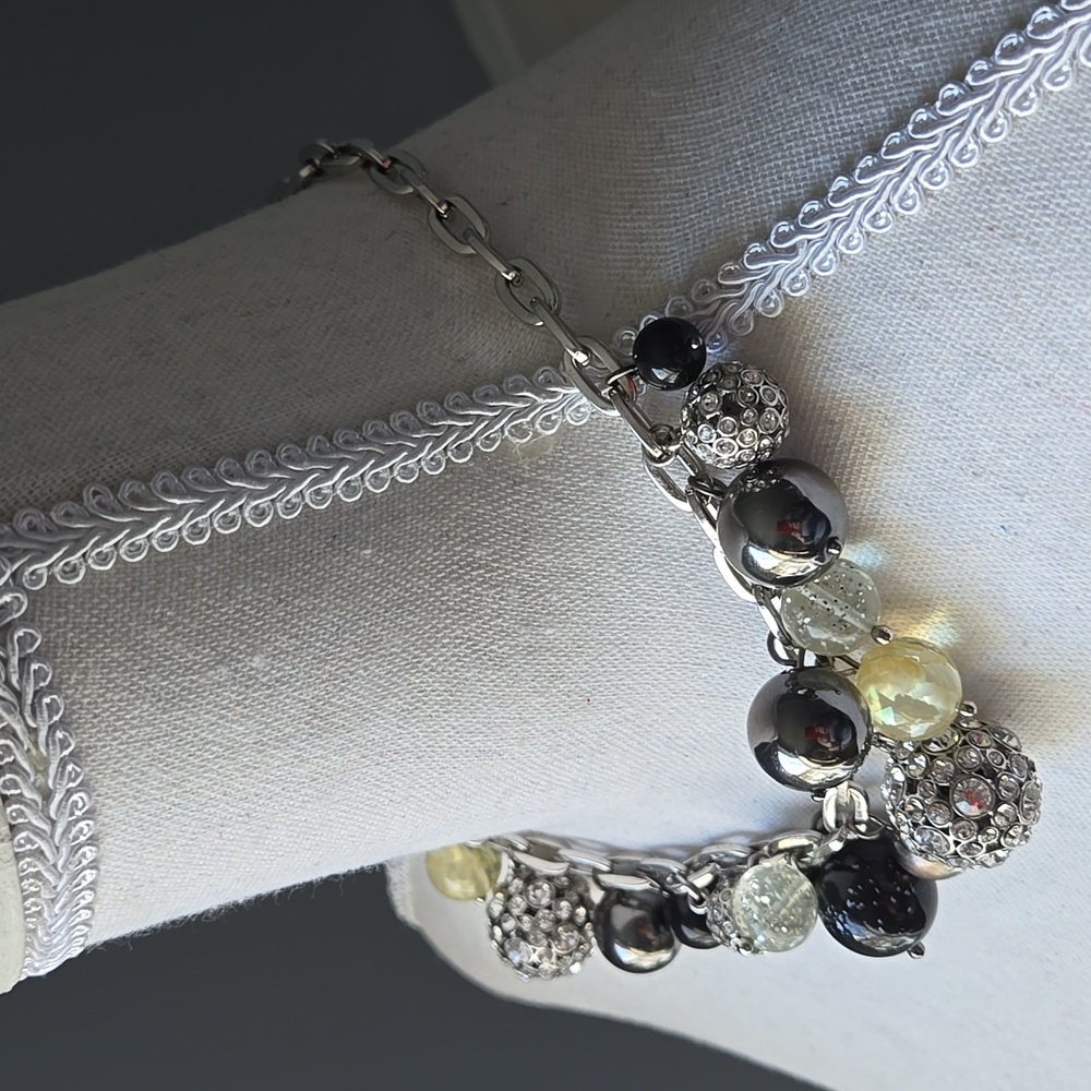 KATE SPADE BELLE OF THE BALL CHARMS STATEMENT NECKLACE